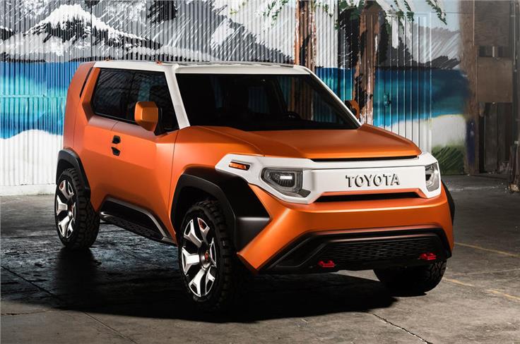 The Toyota FT-4X is an urban SUV concept.
